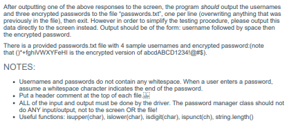 Solved Problem Write a C++ program that will simulate a | Chegg.com