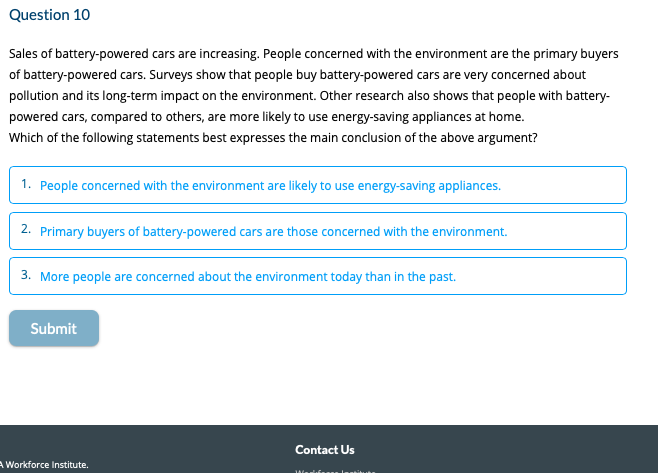 Solved Question 10 Sales of battery-powered cars are | Chegg.com