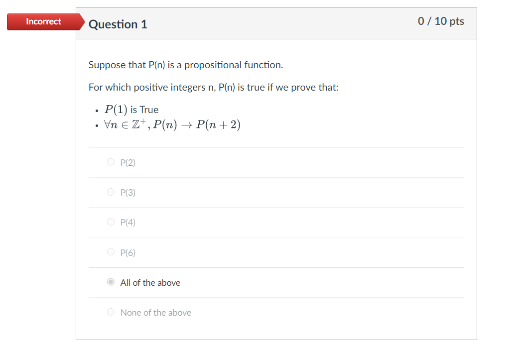 Solved Suppose That P(n) Is A Propositional Function. For | Chegg.com