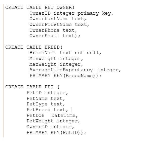 Solved /∗⋆⋆⋆⋆ PET_OWNER DATA ⋆⋆⋆∗⋆⋆⋆⋆⋆⋆/ INSERT INTO | Chegg.com