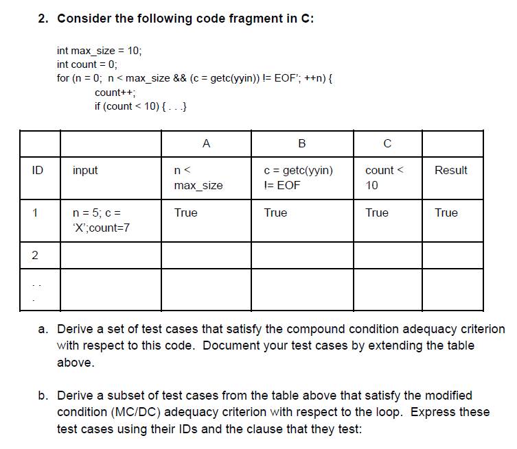 Solved 1. Given The Following Method In Java... /** * | Chegg.com