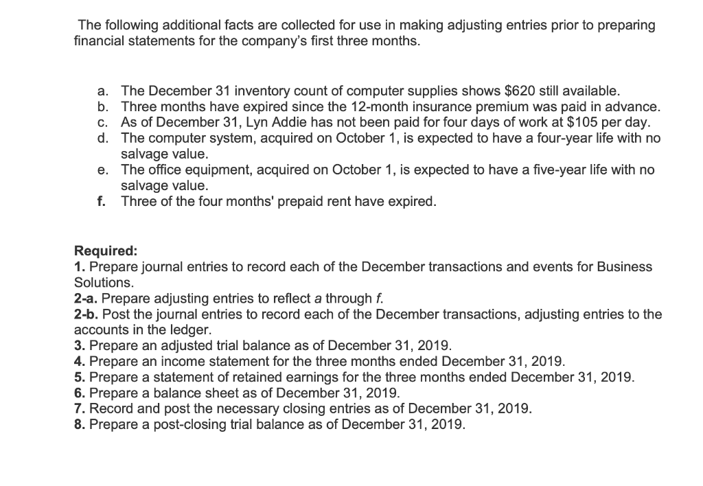 solved-the-following-additional-facts-are-collected-for-use-chegg