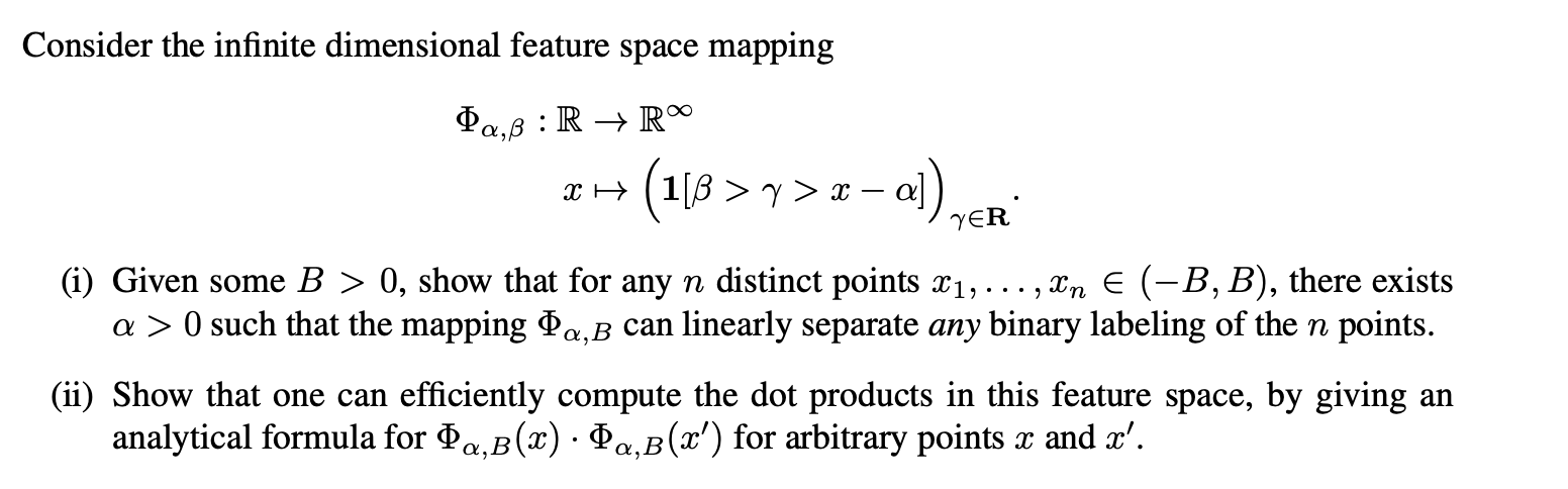 Solved Hi, this is a problem in machine learning class, | Chegg.com