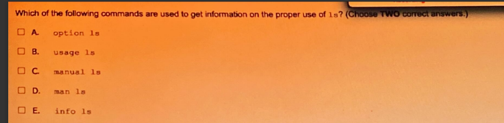 solved-which-of-the-following-commands-are-used-to-get-chegg