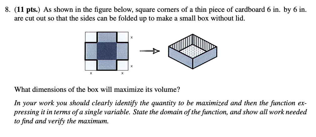 Solved 8. (11 pts.) As shown in the figure below, square | Chegg.com