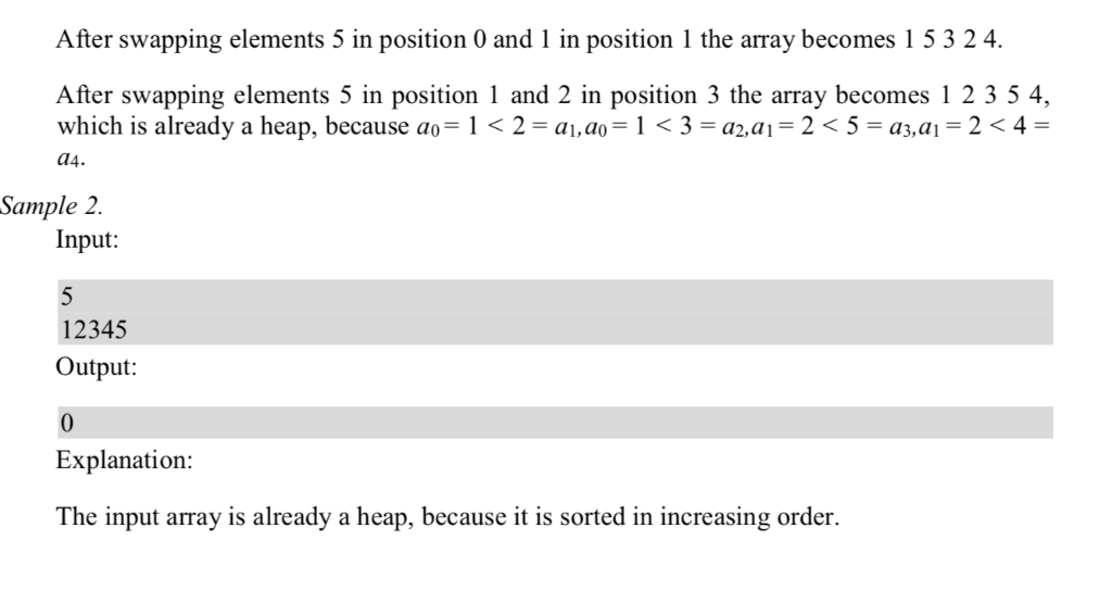 Solved 2. Convert a given array of integers into a heap. You | Chegg.com