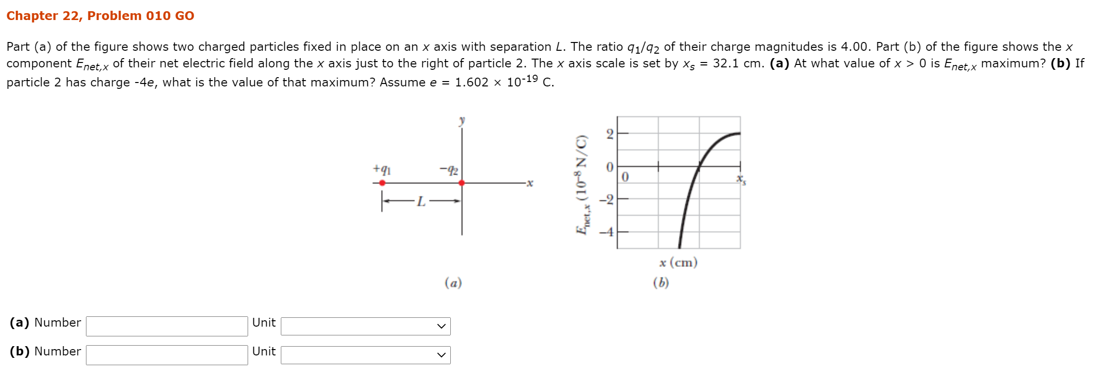 Solved Chapter 22, Problem 010 GO Part (a) of the figure | Chegg.com image.