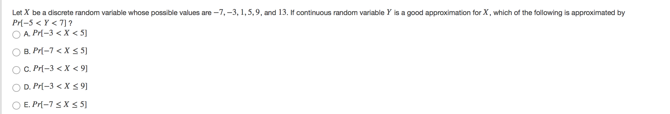 Solved Let X be a discrete random variable whose possible | Chegg.com
