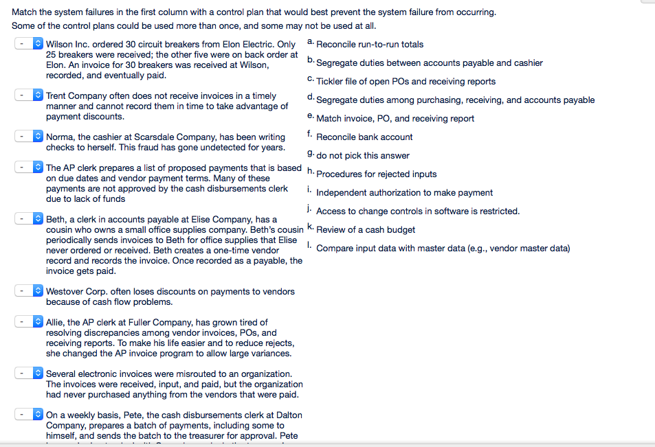 Below is a narrative for the 