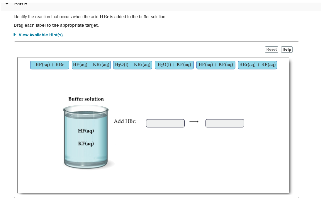 Solved Which set of compounds would form a buffer in aqueous