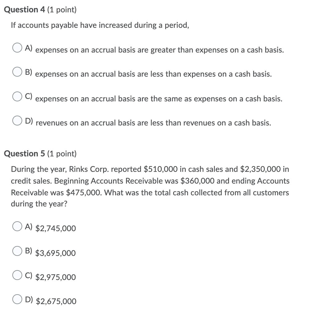 Solved Question 1 (1 point) Which one of the following is | Chegg.com