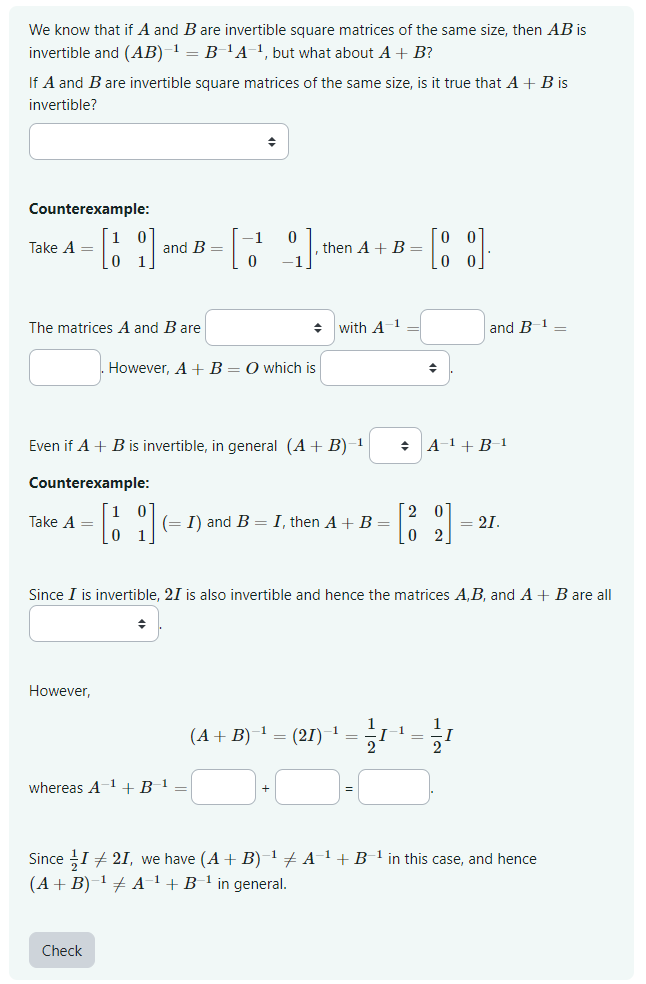 Solved We Know That If A And B Are Invertible Square | Chegg.com