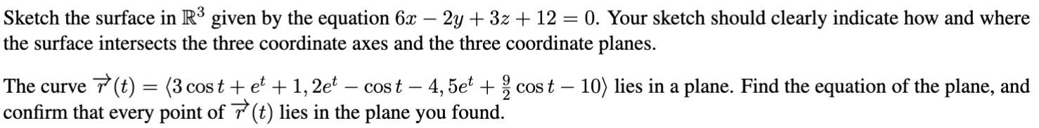 Solved Sketch the surface in R3 given by the equation | Chegg.com