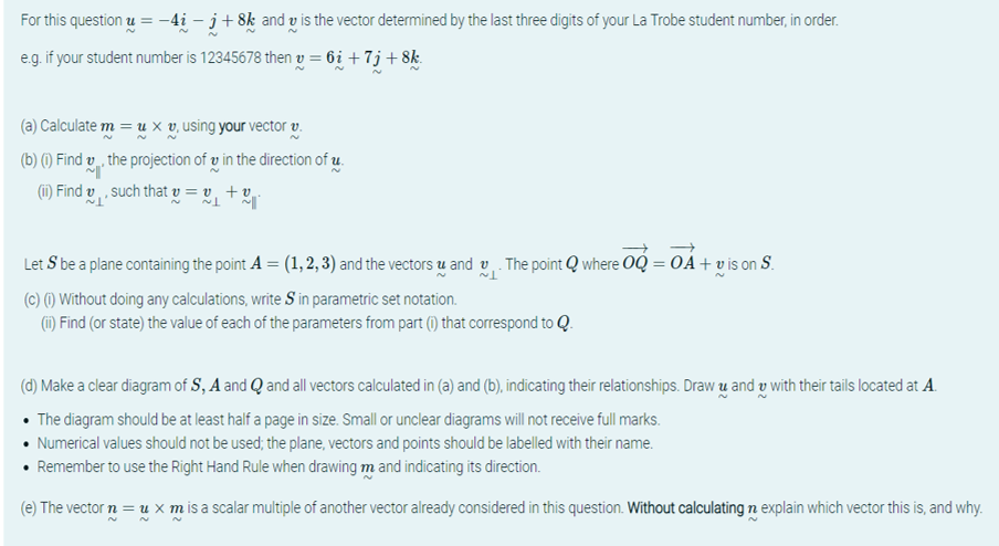 For This Question U 4i J 8k And V Is The Ve Chegg Com