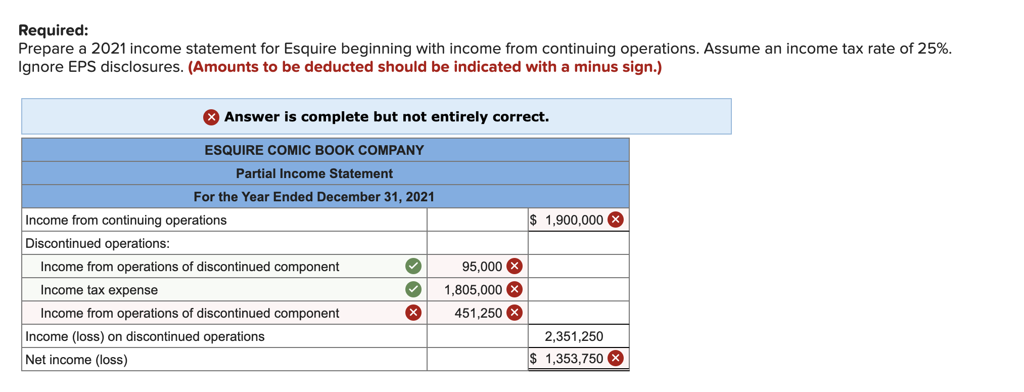 Solved Exercise 4-7 (Algo) Income statement presentation; | Chegg.com