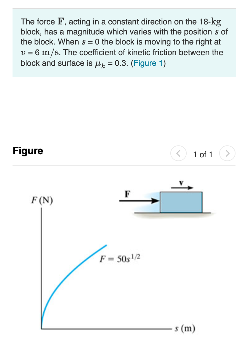 Solved Determine how far the block must slide before its