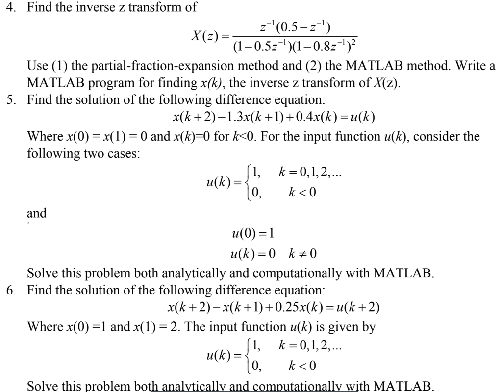 Inverse Z Transform