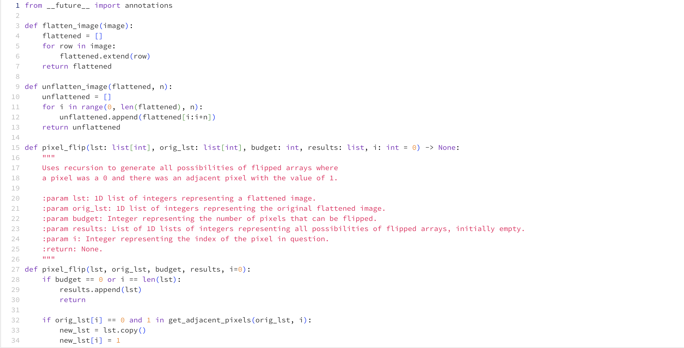 Solved code in python to make sure the 5 test cases work | Chegg.com