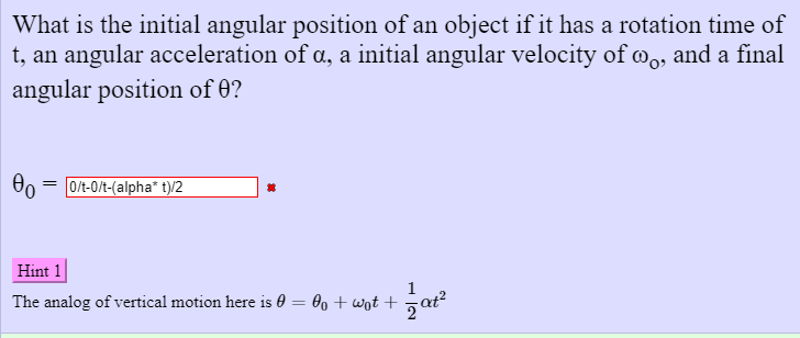 Solved What is the initial angular position of an object if | Chegg.com