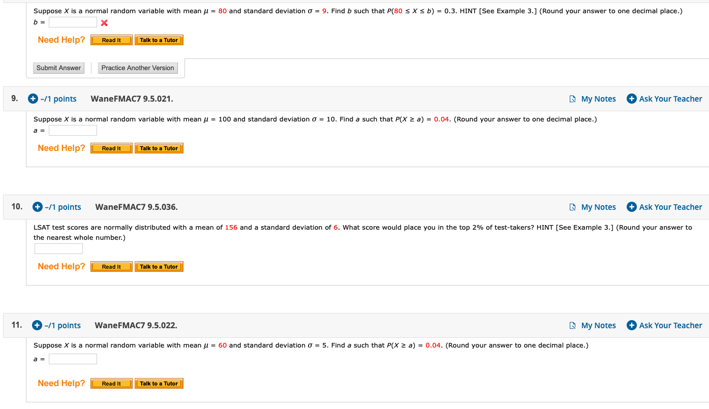 Solved Suppose X is a normal random variable with mean u = | Chegg.com