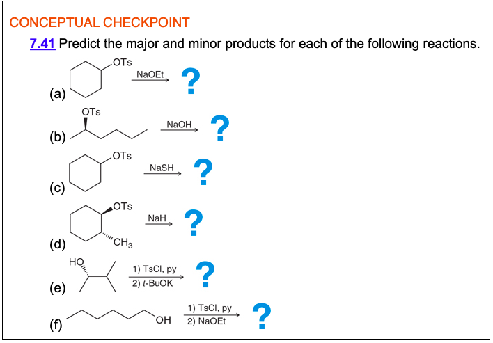 Solved CONCEPTUAL CHECKPOINT 7 41 Predict The Major And Chegg