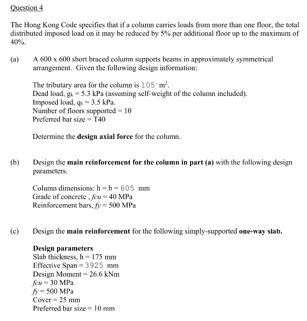 Solved Question 4 The Hong Kong Code specifies that if a | Chegg.com