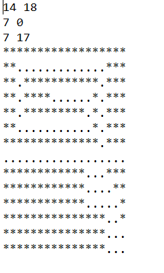 Use stack to solve the maze will be constructed from | Chegg.com