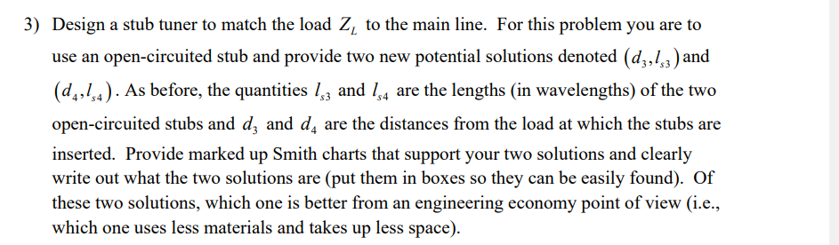 Solved Problem statement: The transmission line below is | Chegg.com