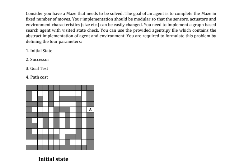 Solved Consider you have a Maze that needs to be solved. The | Chegg.com