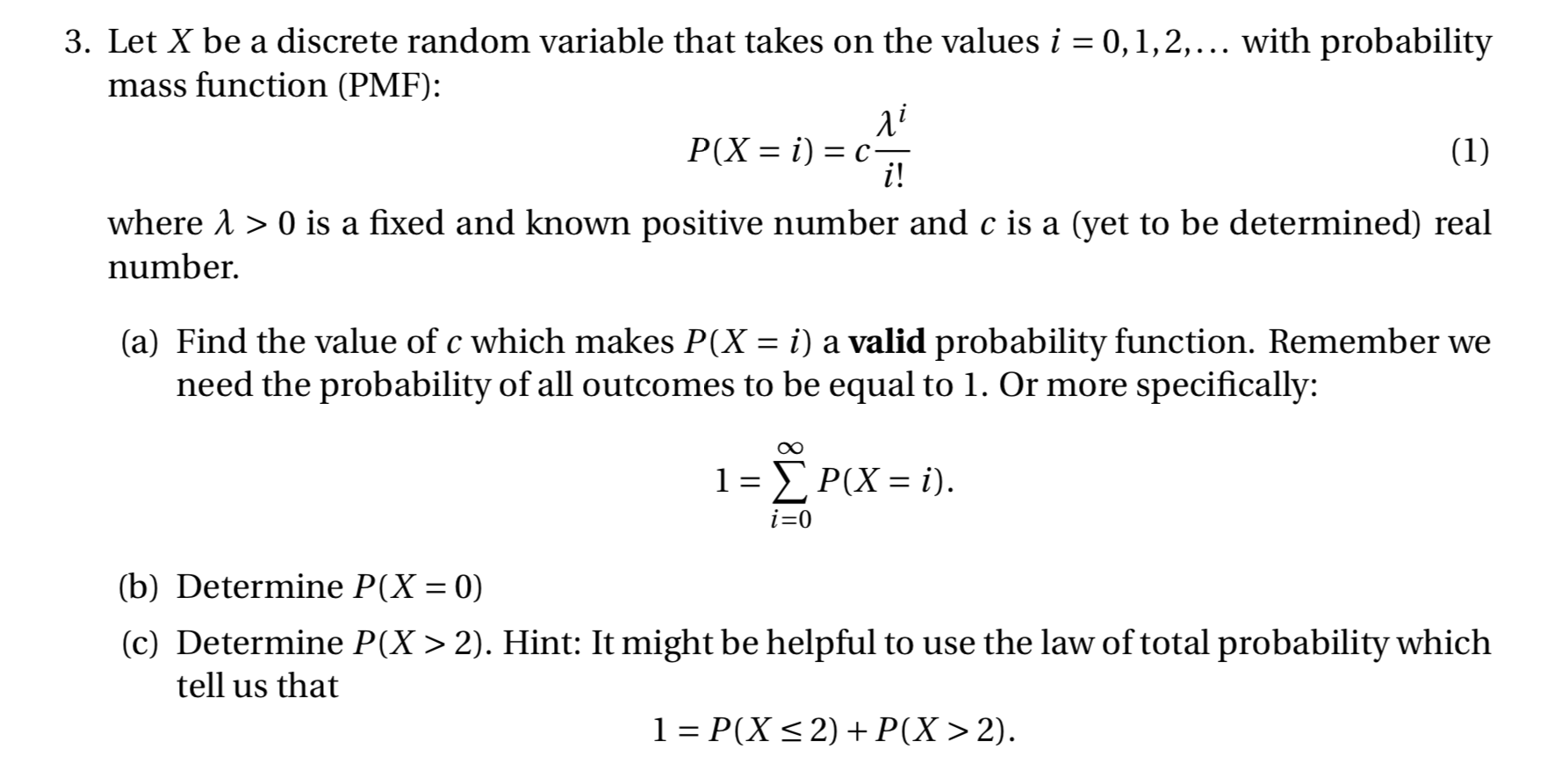Solved Let X Be A Discrete Random Variable That Takes On 5623
