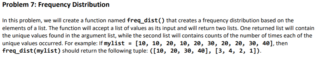 Solved PYTHON I have attached problem 6 at the bottom, for | Chegg.com