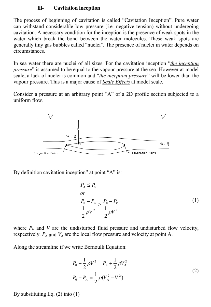 Solved 21ρV2P0−PA=21ρV221ρ(VA2−V2)=qΔP≥21ρV2P0−PV σ is the | Chegg.com