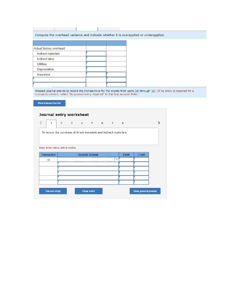 Solved Watkins Machinery Company uses a normal job costing | Chegg.com