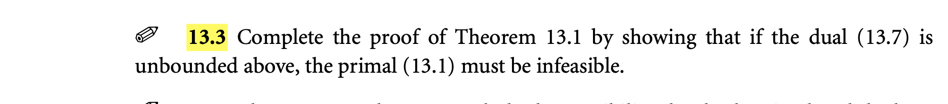 Solved 13.3 Complete the proof of Theorem 13.1 by showing | Chegg.com