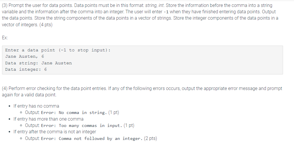Solved I am working on the following problem in C++ and am | Chegg.com