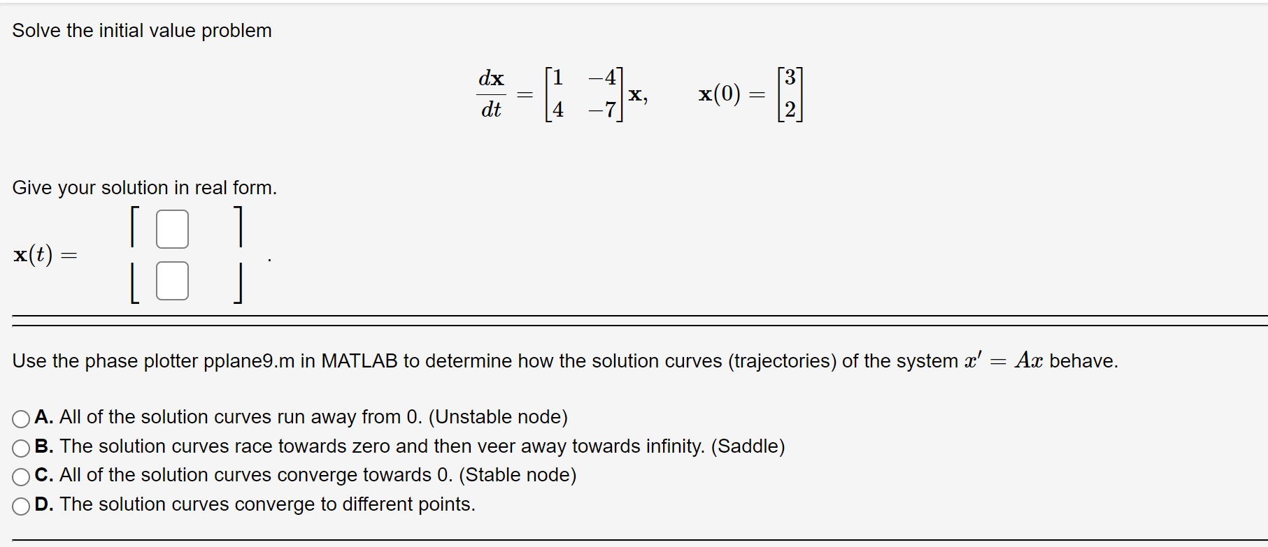 Solved Solve the initial value problem | Chegg.com