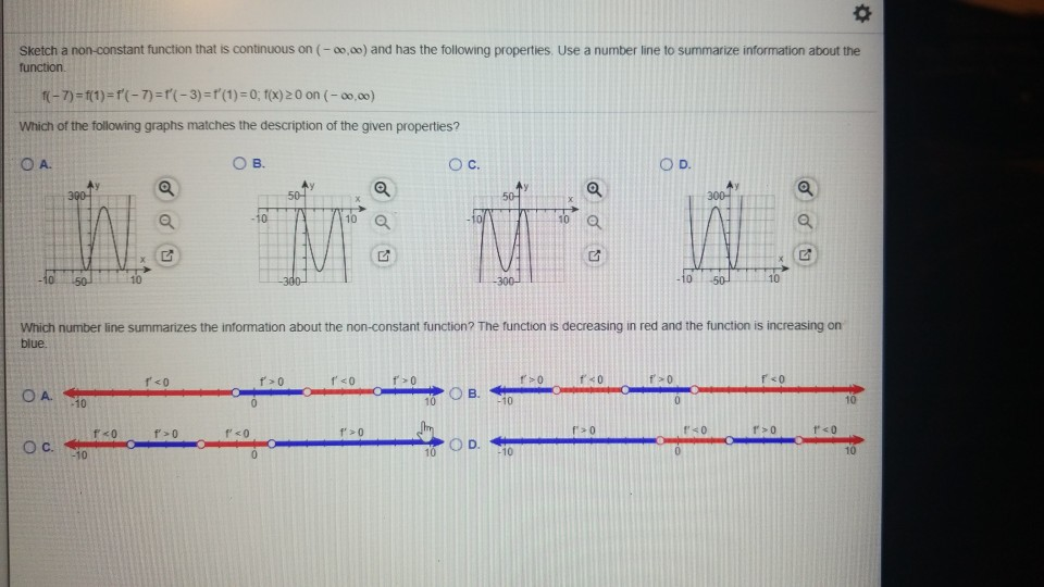 Solved Sketch a non-constant function that is continuous on | Chegg.com