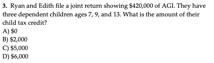 Solved 3. Ryan and Edith file a joint return showing | Chegg.com