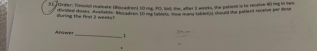 64. Medication order: Loading dose, mix magnesium | Chegg.com