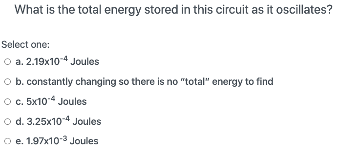 Solved 1. LC circuits: An LC circuit is made from a 55 mH | Chegg.com