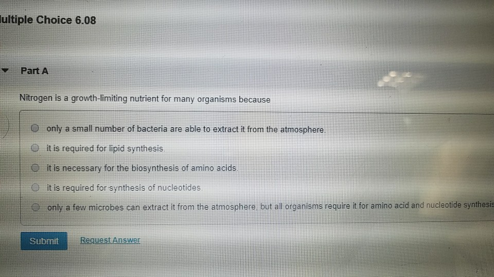 Solved Microbiology question