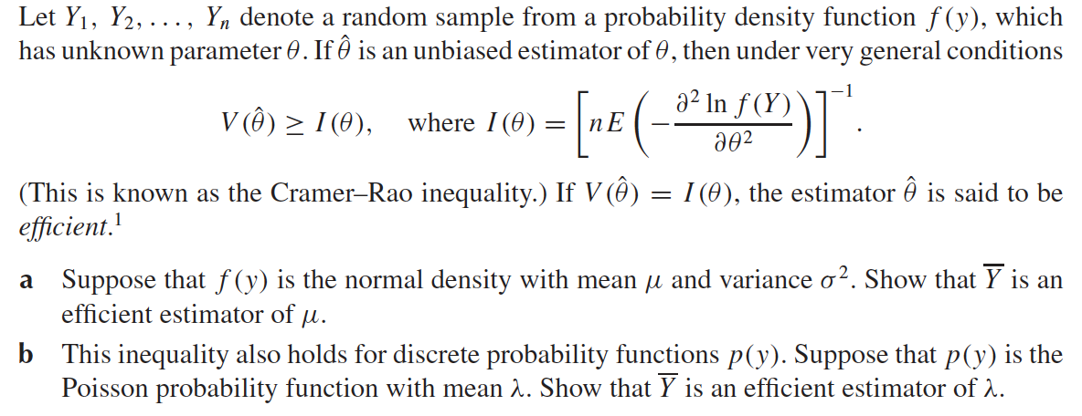 Solved 21 Let Yi Y2 Yn Denote A Random Sampl Chegg Com