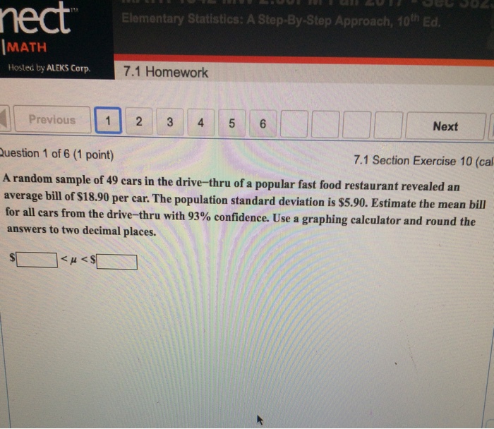 elementary statistics problems basic statistics math