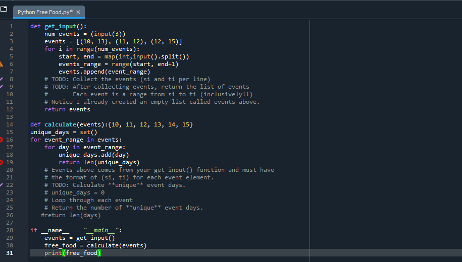 Solved Problem Suppose that there are N events to be held | Chegg.com