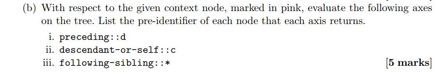 Solved Application domain. Consider the tree in Figure 1. | Chegg.com