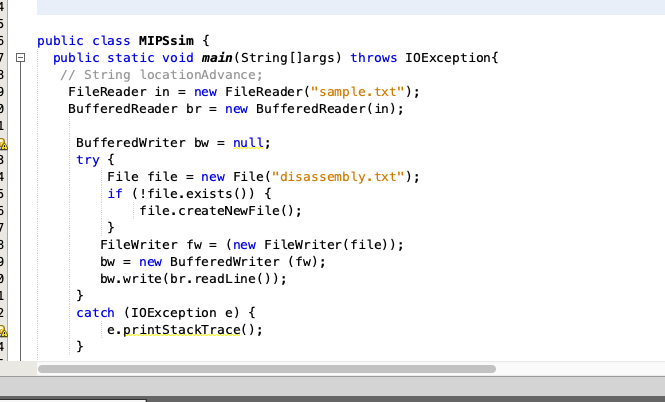 Solved in trying to read from one file and write it to | Chegg.com