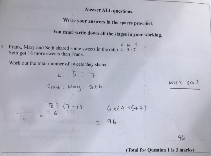 Solved Answer ALL questions. Write your answers in the | Chegg.com