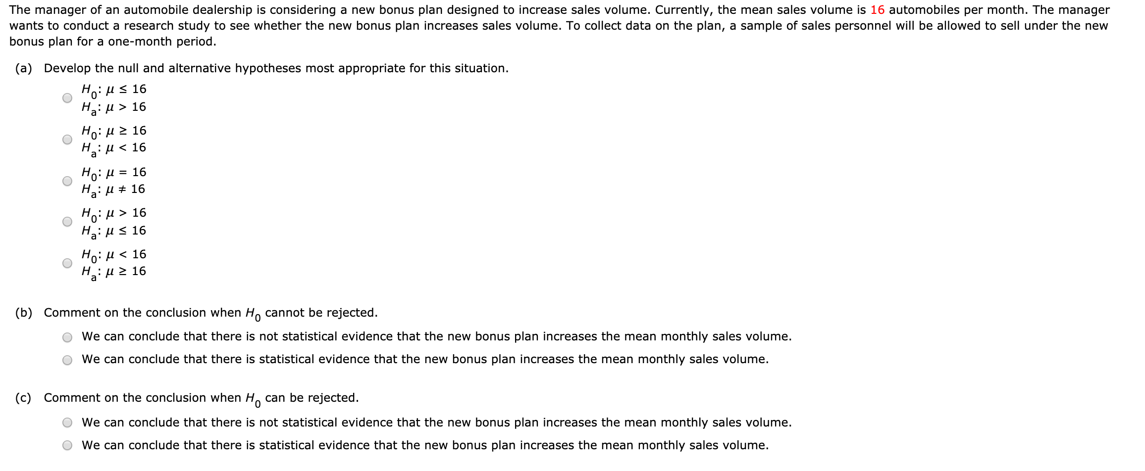 Solved The manager of an automobile dealership is