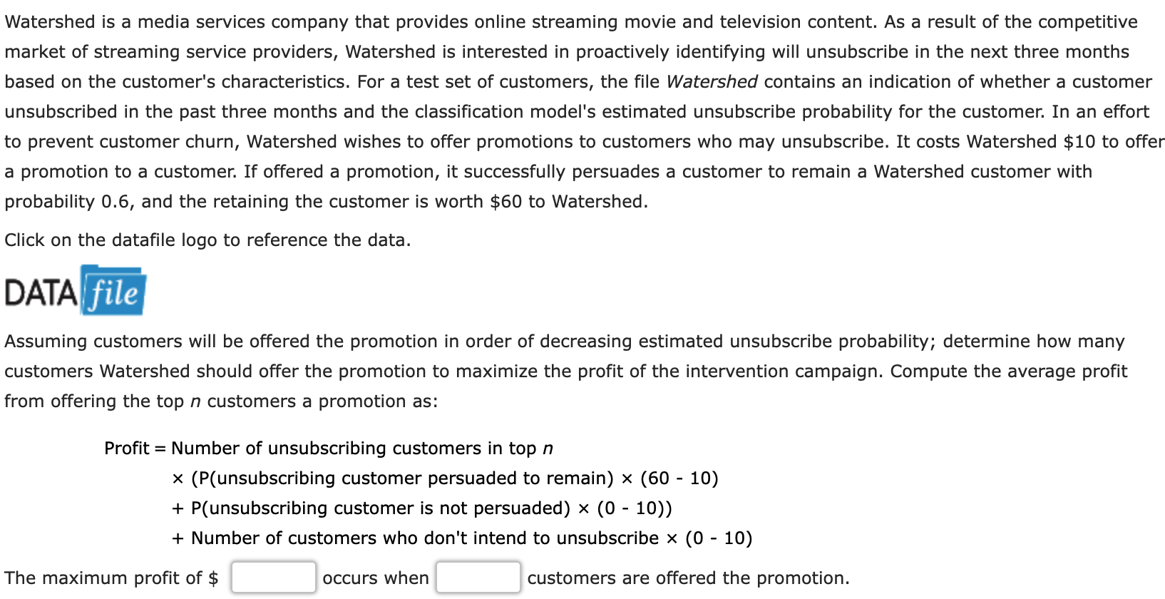 Watershed is a media services company that provides chegg