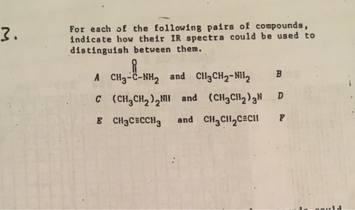 Solved For each of the following pairs of compounds, | Chegg.com